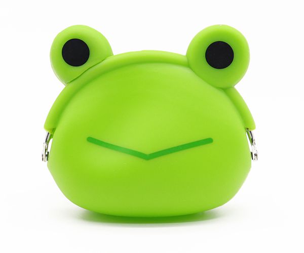 硅膠零錢袋，青蛙硅膠錢包，學(xué)生硅膠錢袋
